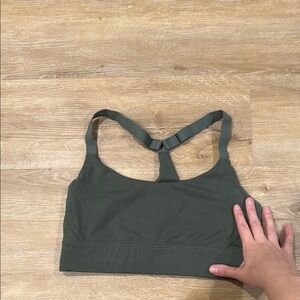 Women's Green Sports Bra